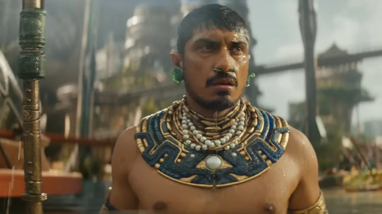 Namor standing in Wakanda