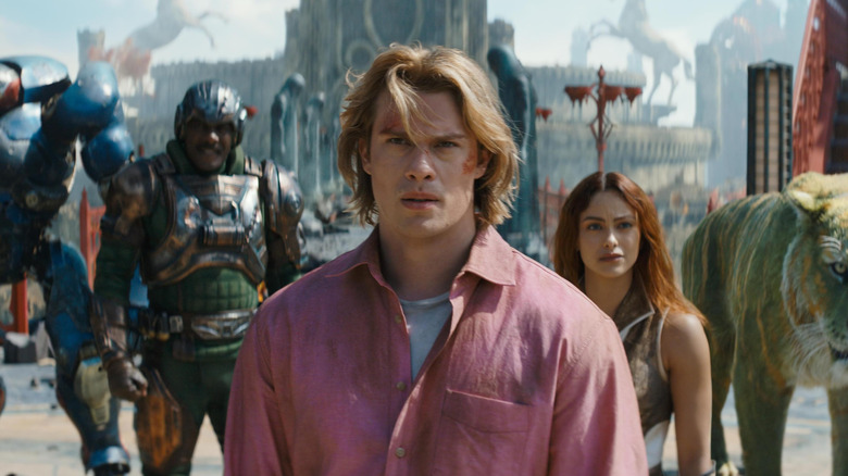 Adam standing alongside his Eternia pals in Masters of the Universe (2026)