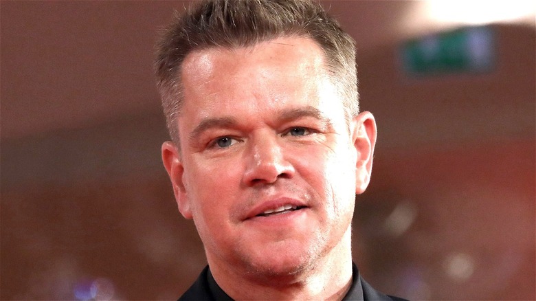 Matt Damon smiling