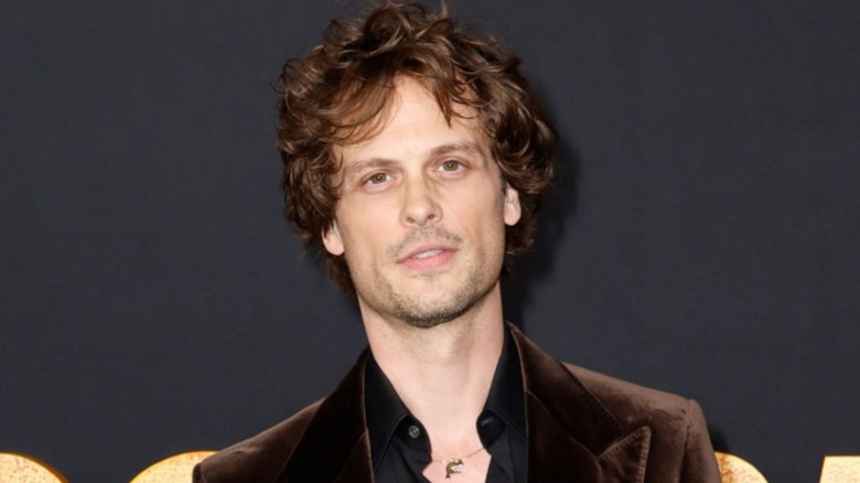 Matthew Gray Gubler posing for photo