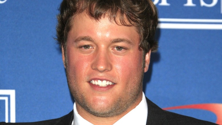 Matthew Stafford smiling