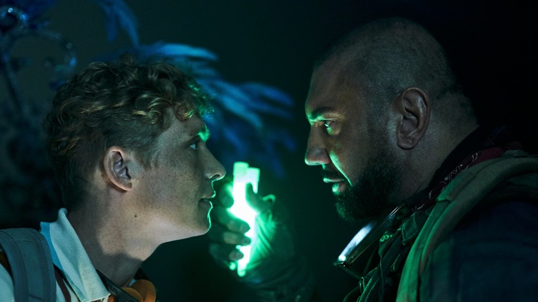Matthias Schweighöfer and Dave Bautista in 'Army of the Dead'