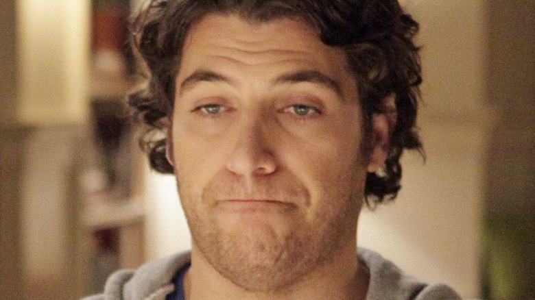 Adam Pally pursed lips