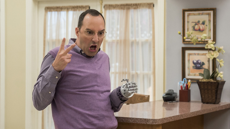 Buster freaking out in Arrested Development 
