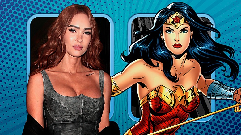 Megan Fox Wonder Woman composite