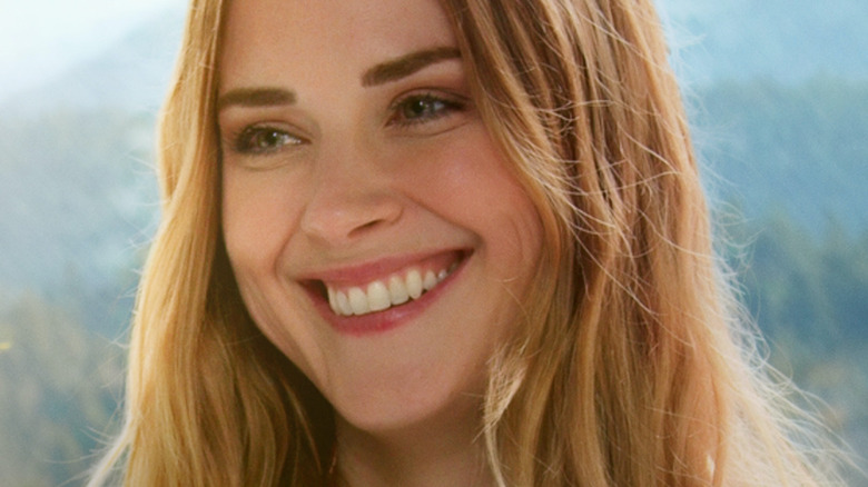 Mel smiling