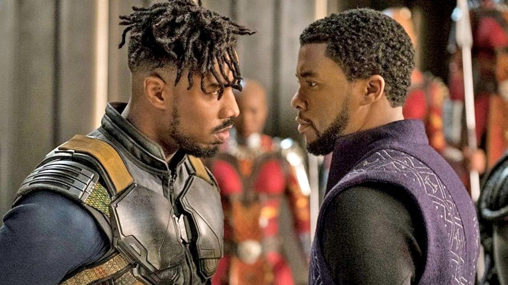 Killmonger vs. T'Challa in Black Panther