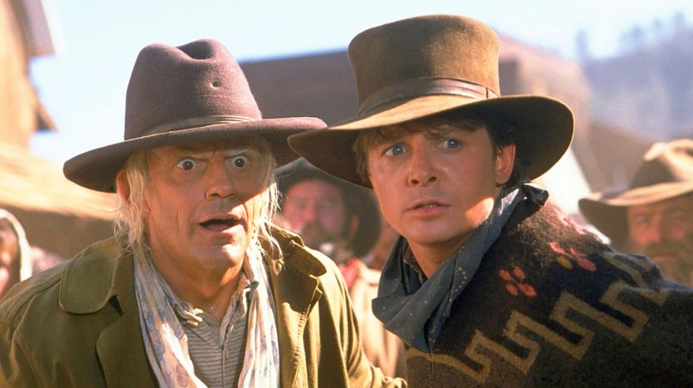 Christopher Lloyd and Michael J. Fox in Back to the Future Part III