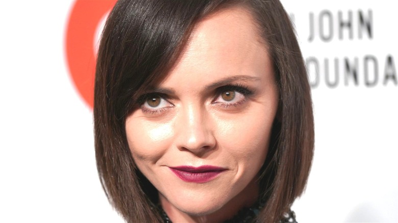 Actress Christina Ricci smiling