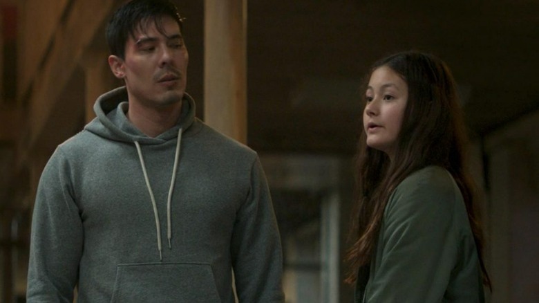 Cole and Emily Young talking