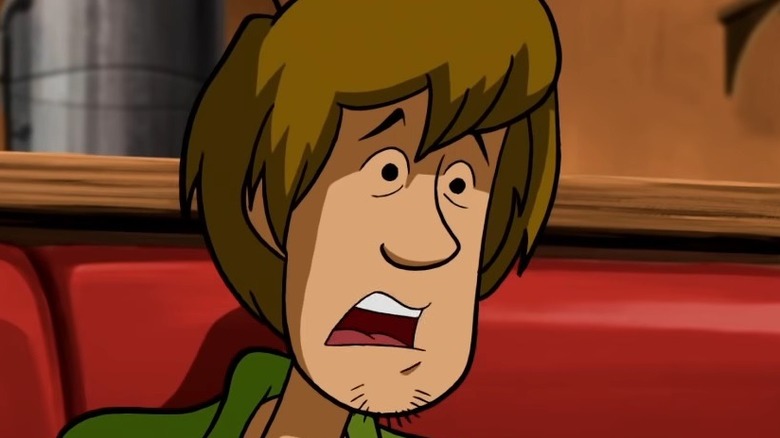 Shaggy looking upset