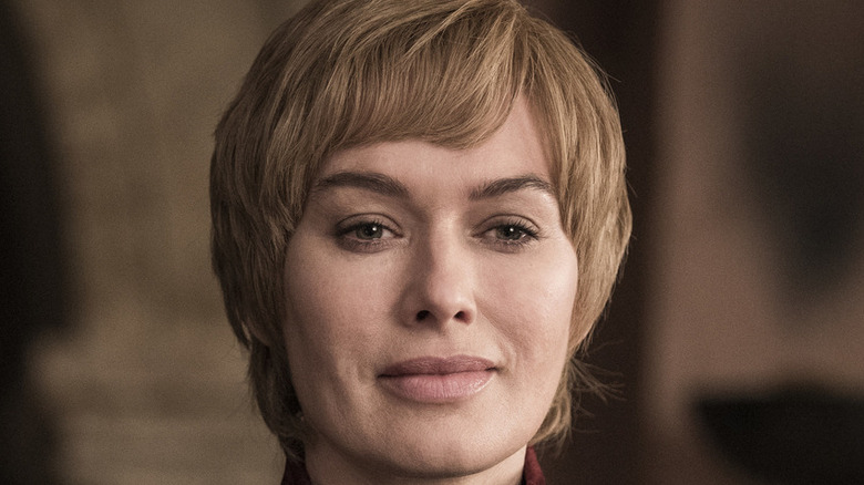 Cersei smirking plotting