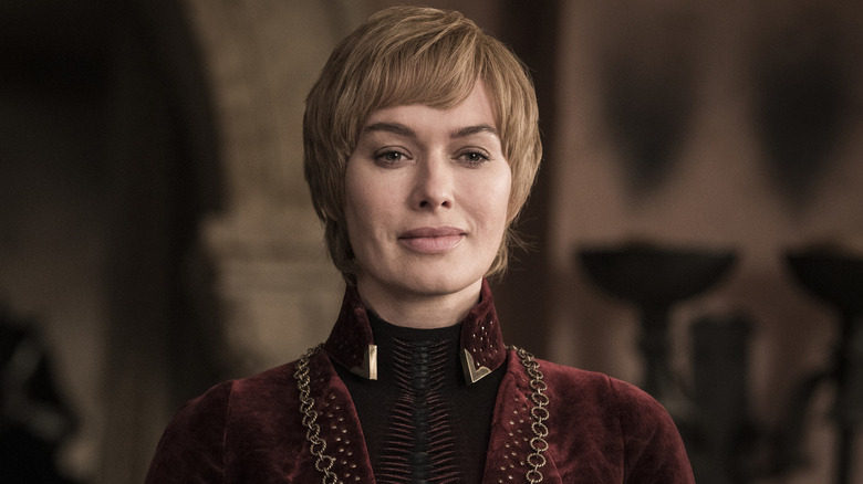 Cersei smirking plotting