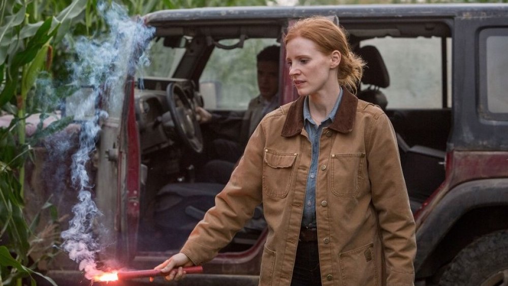 Jessica Chastain and Casey Affleck in Interstellar