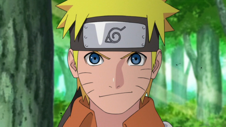 Naruto Uzumaki smirking