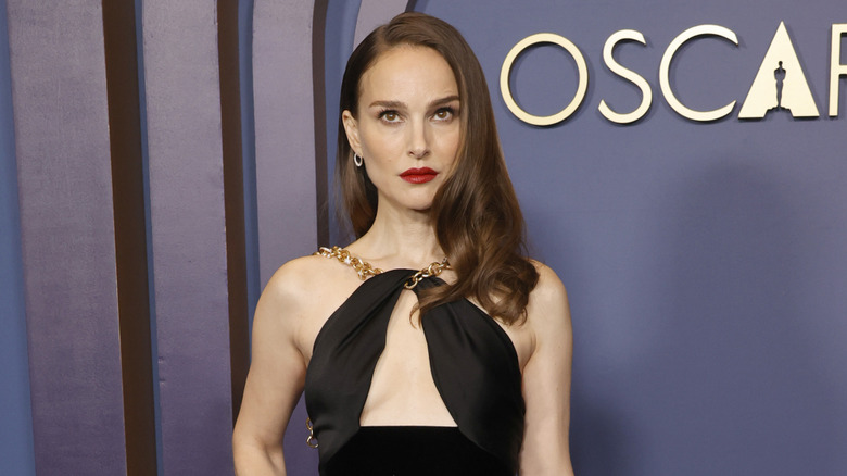 Natalie Portman serious