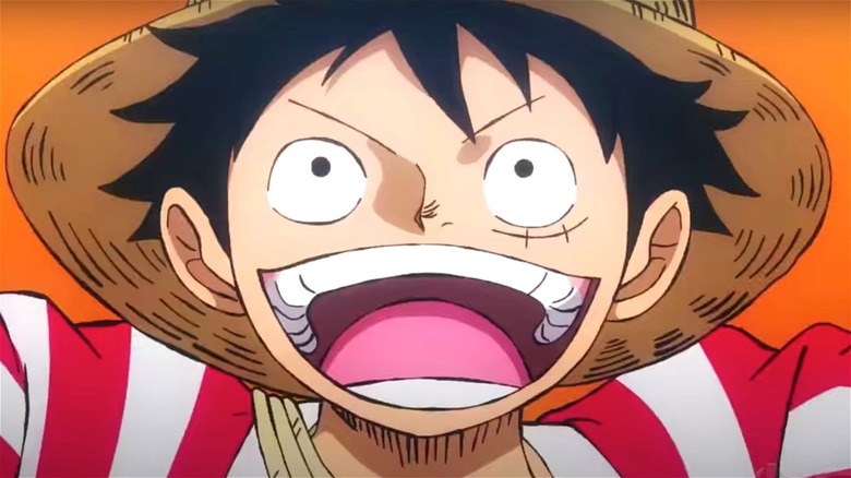 Luffy smiling