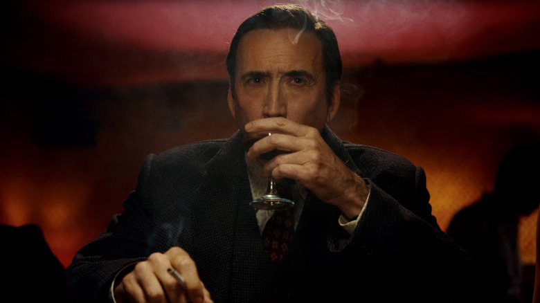 Ben Reilly drinks and smokes in "Spider-Noir"