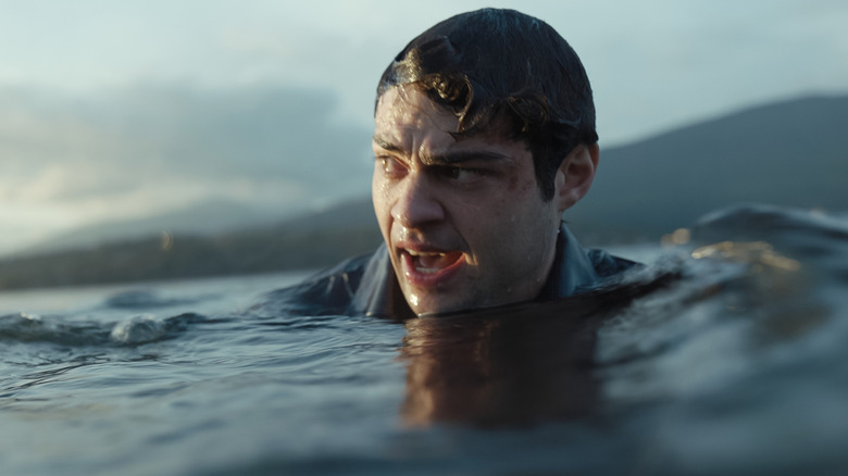 Owen treading water in "The Recruit"