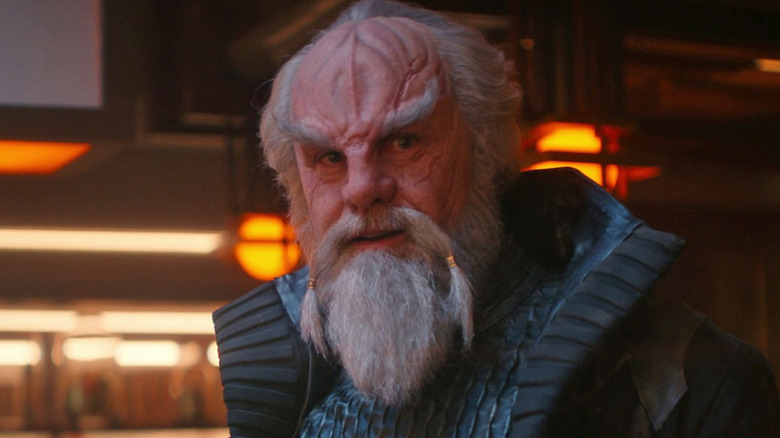 Obel Wochak smiling in Star Trek: Starfleet Academy (2026)