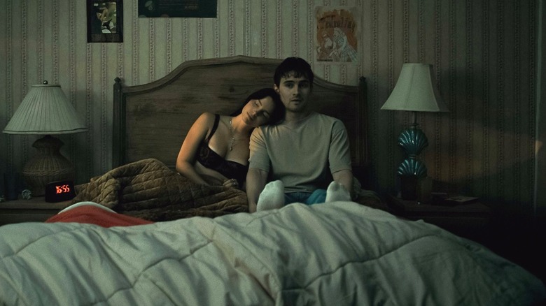 Nikki and Bear in bed in Obsession (2026)