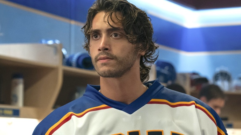 Logan frowning in "Off Campus"
