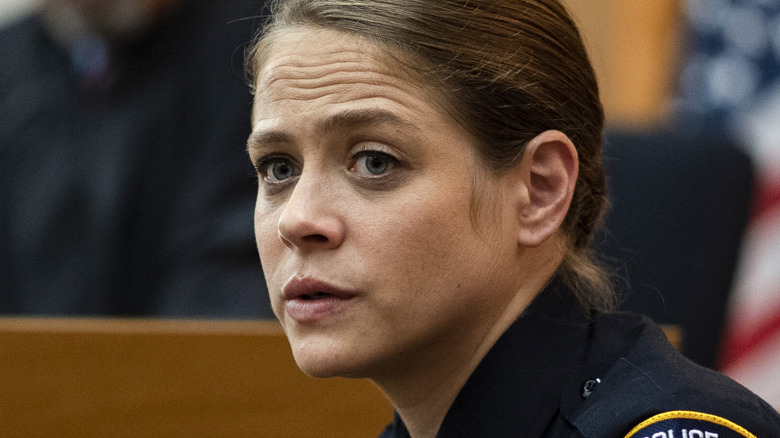 Luccardi in uniform in court