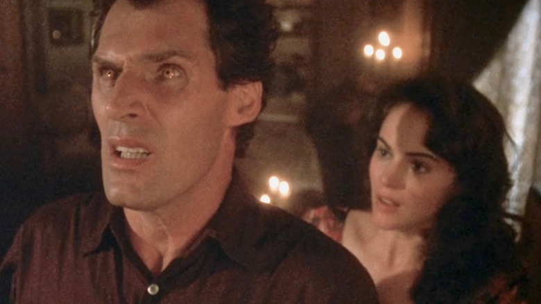Barnabas Collins turning into a vampire