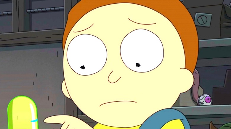 Morty concerned expression