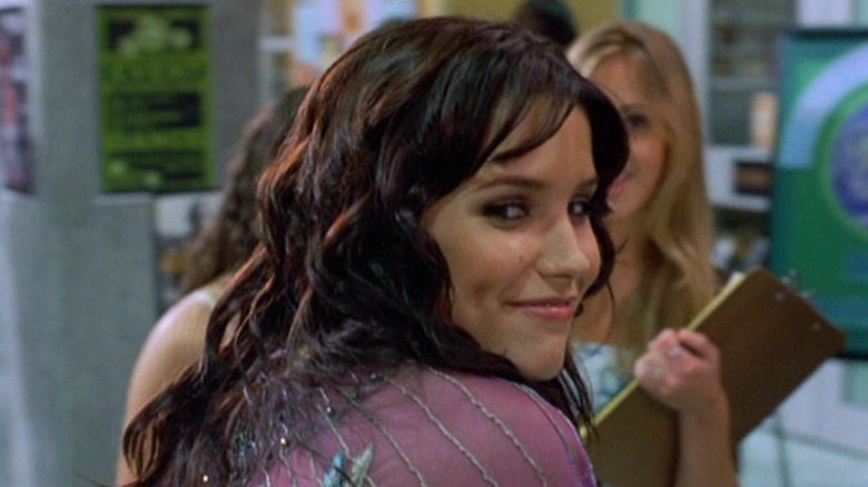 Beth McIntyre smirking