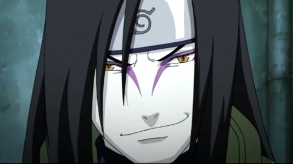 Orochimaru smirking