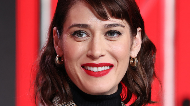 Lizzy Caplan Smiling Face