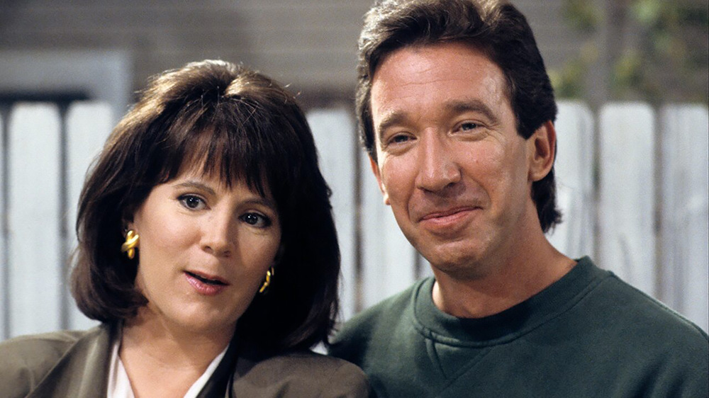 Patricia Richardson and Tim Allen as Jill and Tim Taylor on Home Improvement