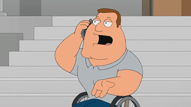 Joe Swanson talking