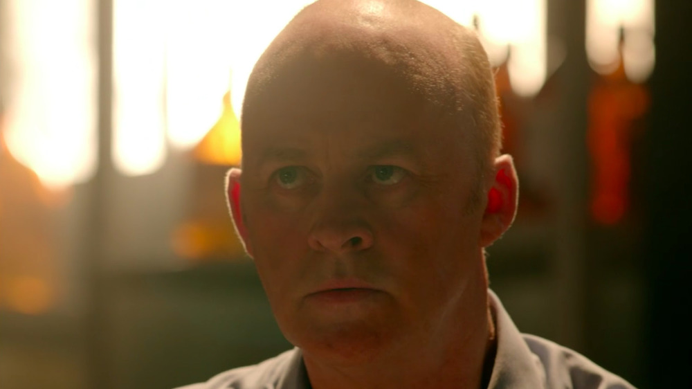 Tim McInnerny Robin Foster staring