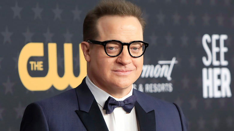 Brendan Fraser smiling