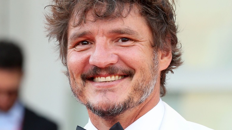Pedro Pascal wearing a bowtie