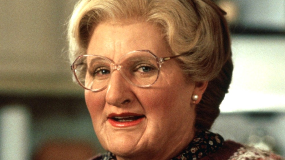 mrs. doubtfire robin williams closeup