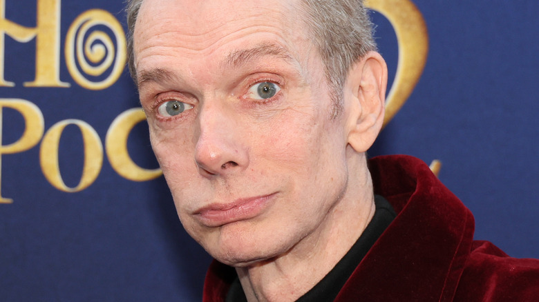 Close-up of Doug Jones posing on the red carpet