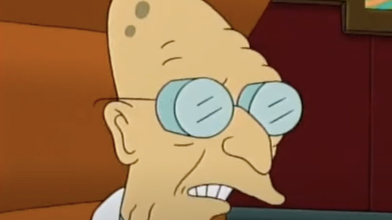 Professor Farnsworth scowling