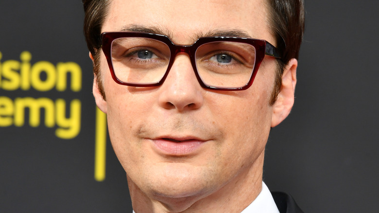 Jim Parsons with glasses