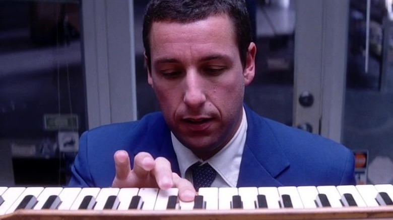 Adam Sandler plays music