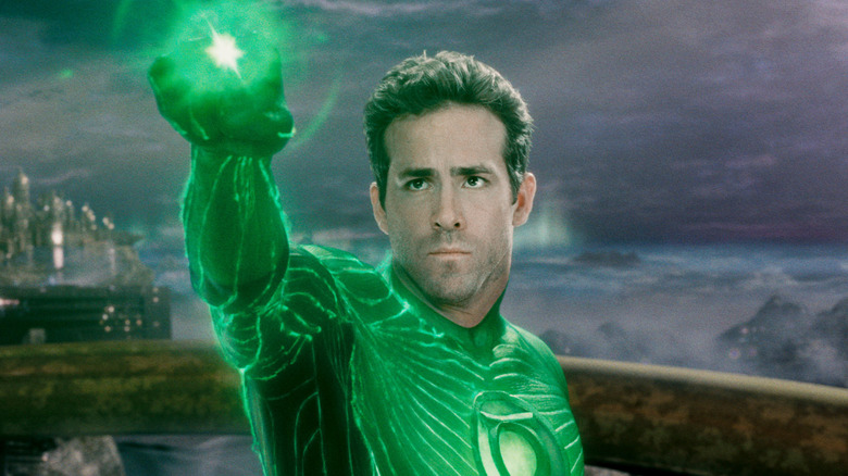 Green Lantern activates his ring