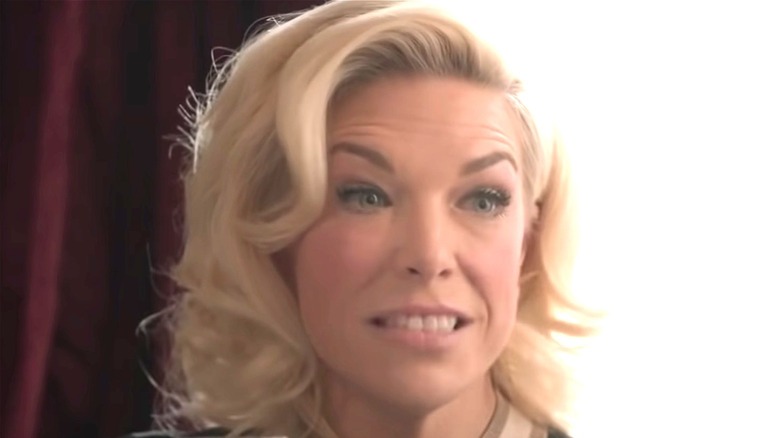 Rebecca Welton Hannah Waddingham grimace