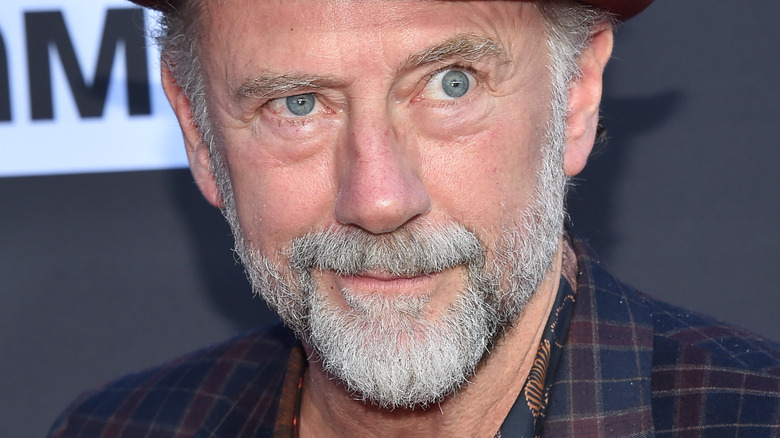 Xander Berkeley cocking his eyebrow 