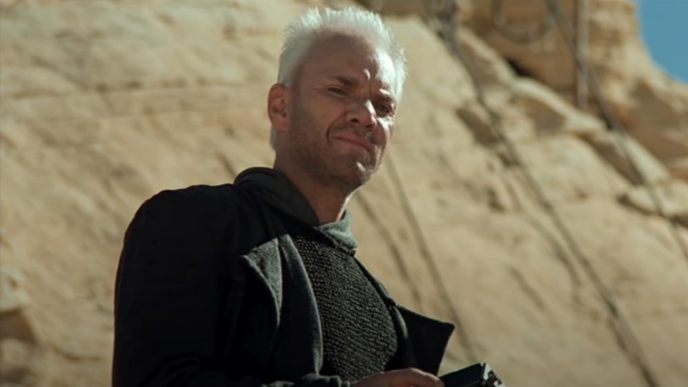 Malcolm McDowell as Soran in Star Trek: Generations