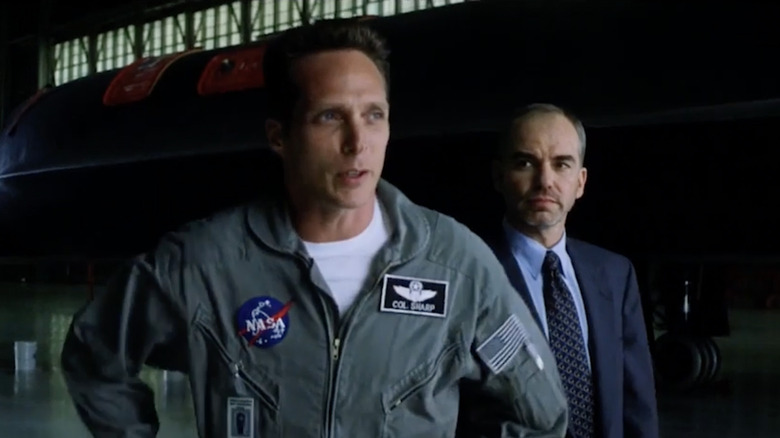 William Fichtner speaking in "Armageddon"