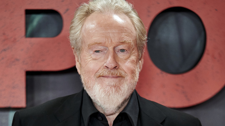 Ridley Scott smiling