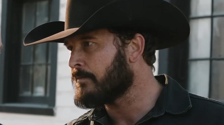 Cole Hauser Rip Wheeler beard toothpick hat