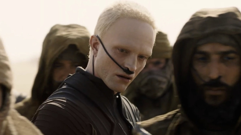 Scytale stands among Fremen in "Dune: Part Three" (2026)